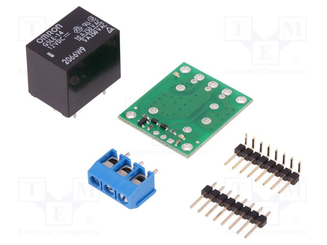 Module: relay; Channels: 1; 12VDC; max.250VAC; 10A; GPIO; toff: 5ms