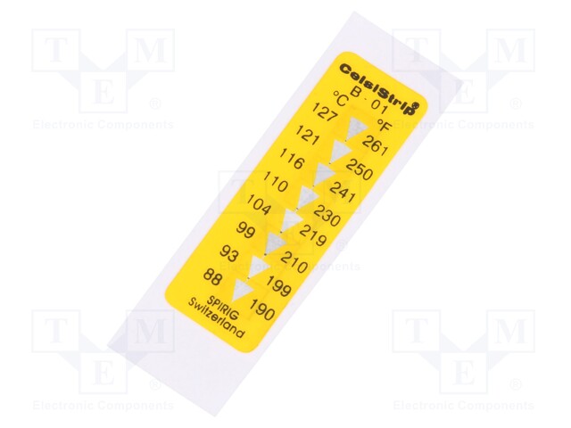 Temperature indicator; CelsiStrip; °C,°F; 15x45mm