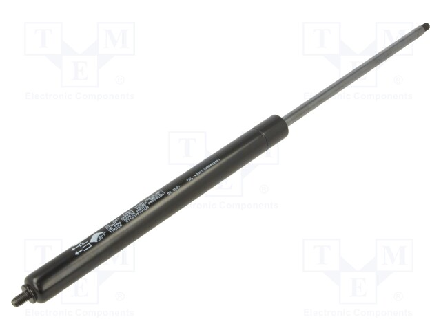 Gas spring; Thread: M6; E: 365mm; Øout: 18mm; Piston diam: 8mm; 500N