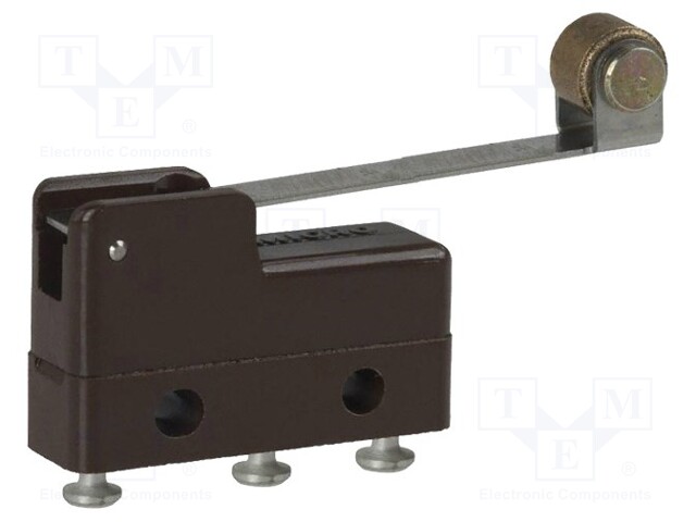 Microswitch SNAP ACTION; with lever (with roller); SPDT; Pos: 2