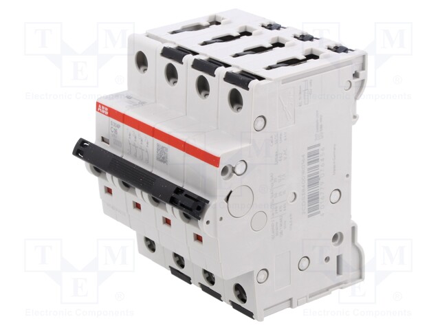 Circuit breaker; 415VAC; 16A; for DIN rail mounting; Charact: C