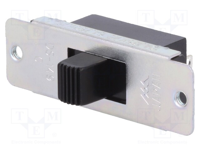 Switch: slide; Pos: 3; SPDT; 6A/250VAC; ON-OFF-ON; No.of term: 3