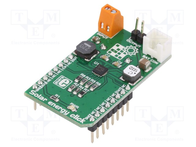 Click board; Arduino,DC/DC converter; GPIO; BQ25570; 3.3VDC