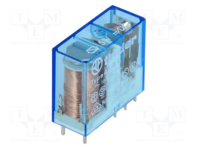 Relay: electromagnetic; SPDT; Ucoil: 5VDC; 16A/250VAC; 16A/30VDC