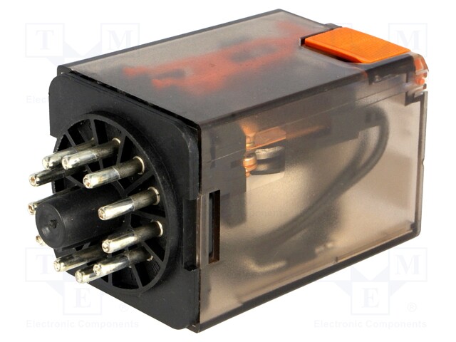 Relay: electromagnetic; 3PDT; Ucoil: 24VDC; 10A/250VAC; 10A/30VDC