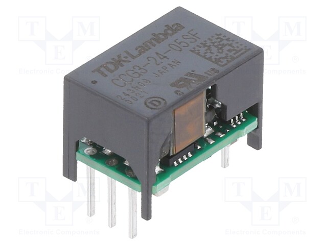 Converter: DC/DC; 3W; Uin: 9÷36V; Uout: 5VDC; Iout: 600mA; 3g; THT