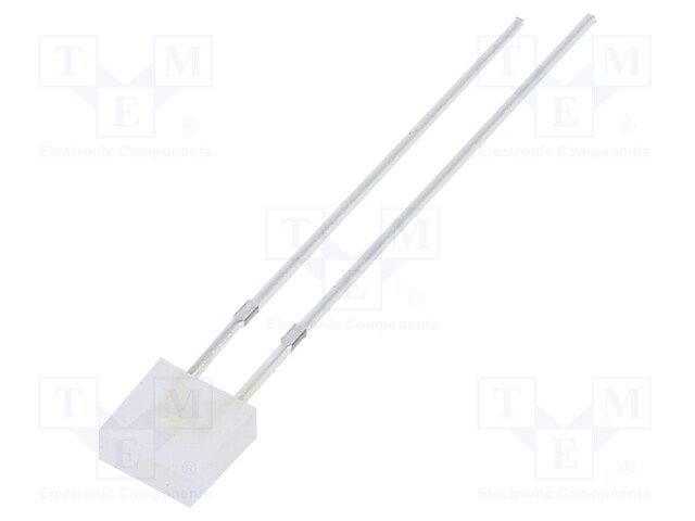 LED; rectangular; 2x5x5mm; white cold; 750÷1120mcd; 100°; 20mA