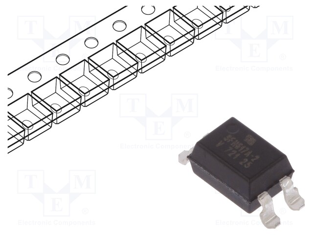 Optocoupler; SMD; Channels: 1; Out: transistor; Uinsul: 5.3kV