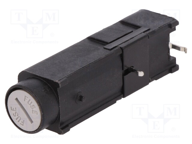 Fuse holder; cylindrical fuses; Mounting: THT; 6,3x32mm; -40÷85°C