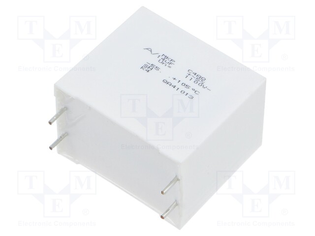 Capacitor: polypropylene; DC-Link; 14uF; ESR: 5.4mΩ; C4AQ; THT; ±5%