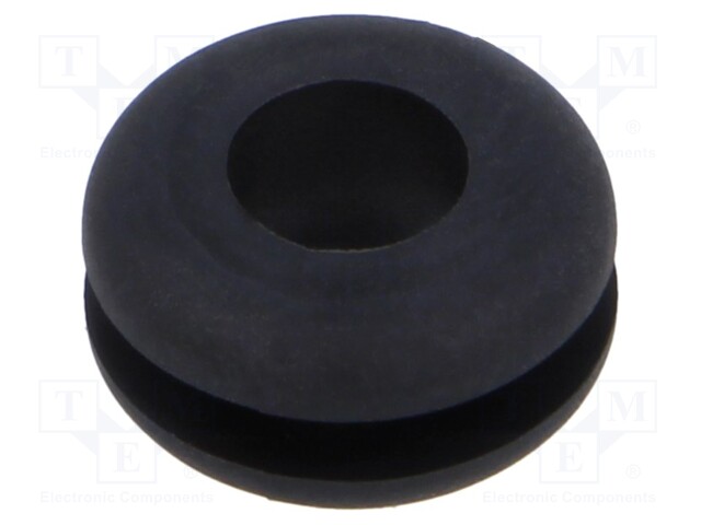 Grommet; black; UL94HB; TPR