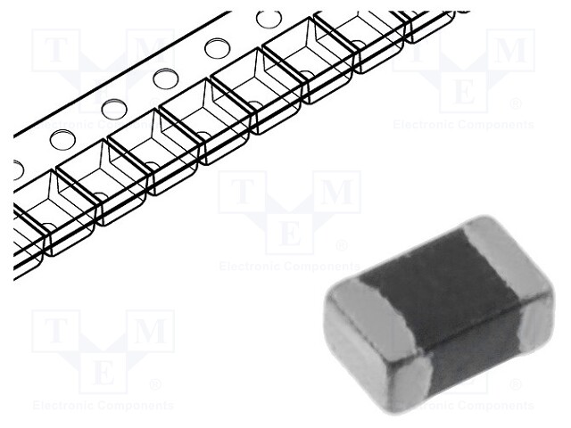 Ferrite: bead; Imp.@ 100MHz: 1kΩ; Mounting: SMD; 200mA; Case: 0805