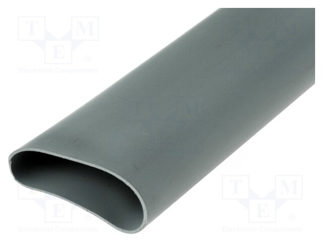 Insulating tube; Mat: silicone; light grey; -30÷200°C; Øint: 18mm