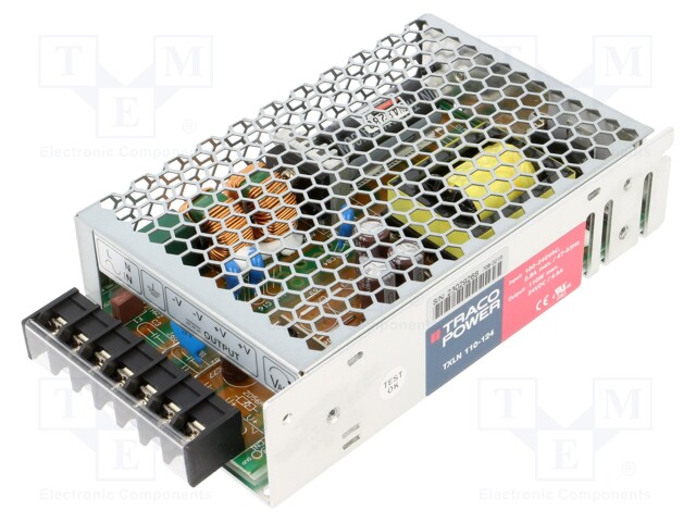 Power supply: switched-mode; modular; 110W; 24VDC; 4.6A; OUT: 1