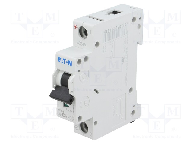 Circuit breaker; 250VDC; Inom: 3A; Poles: 1; DIN; Charact: C; 10kA