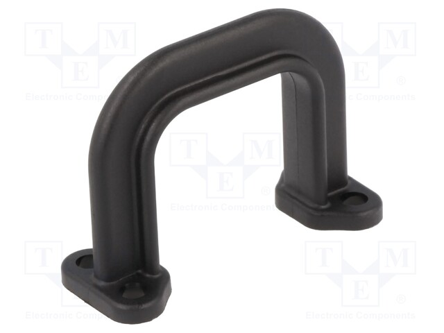 Handle; Mat: polyamide; black; H: 28.5mm; L: 36mm; W: 15.3mm