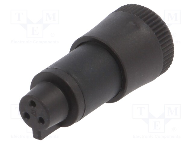 Plug; Connector: circular; 719; female; PIN: 3; unshielded; 3A; IP40