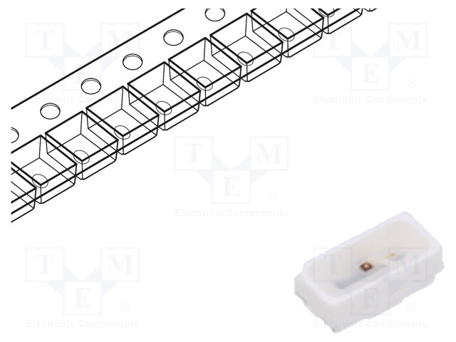 LED; SMD; 3014; red; 0.24÷0.84lm; 90÷280mcd; 3x1.4x1.2mm; 120°; 20mA