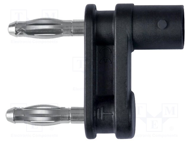 Connector: adapter; BNC; black; 70VDC; 3A; 38.8mm; -20÷80°C; 33VAC