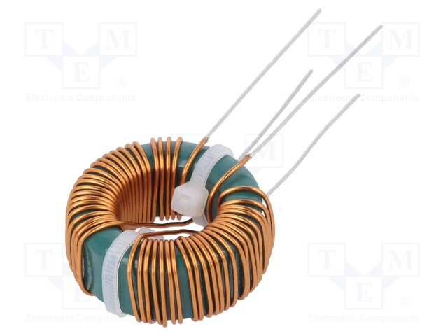 Inductor: wire; THT; 6.8mH; 5A; 30mΩ; 230VAC; 17x9mm; -20÷+50%; 10kHz