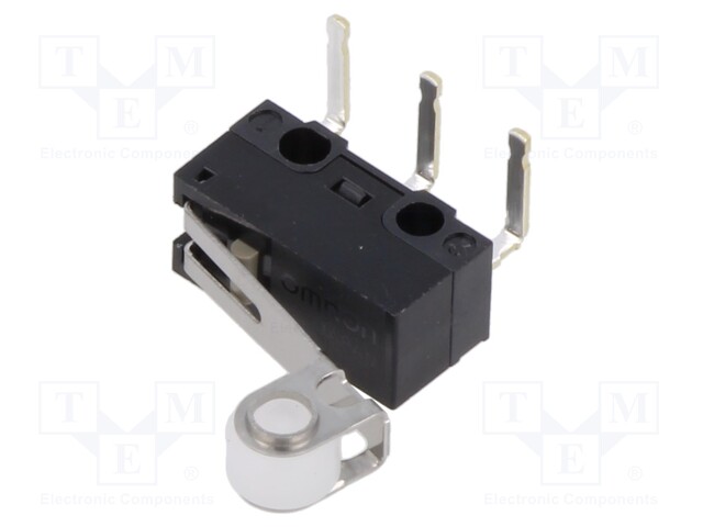 Microswitch SNAP ACTION; with lever (with roller); SPDT; Pos: 2