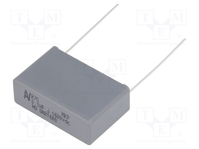 Capacitor: polypropylene; 100nF; 27.5mm; ±5%; 32x11x20mm; 1.5kV/μs