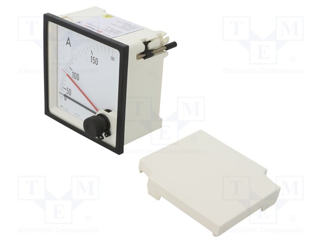 Meter: panel; analogue; 0/150÷180A; True RMS; Iin: 5/6A; Class: 3