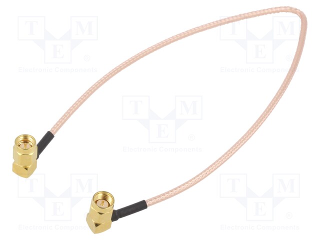 Cable; 50Ω; 0.91m; SMA plug,both sides; shielded; -65÷150°C; 36"