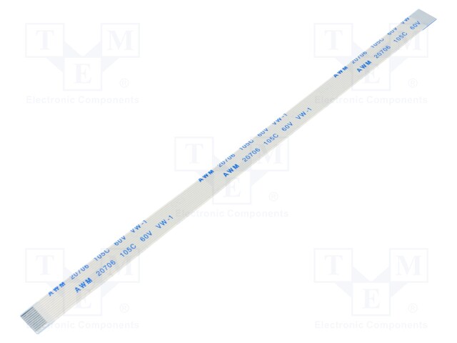 FFC cable; Cores: 12; Cable ph: 0.5mm; contacts on the same side