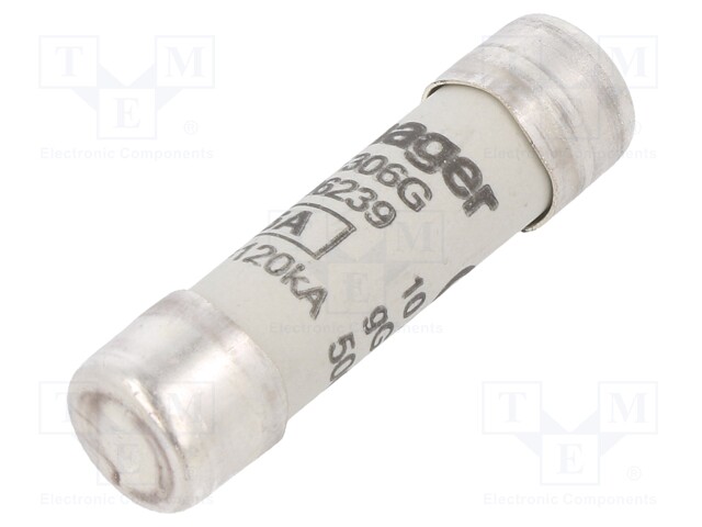 Fuse: fuse; gG,time-lag; 6A; 500VAC; cylindrical,industrial