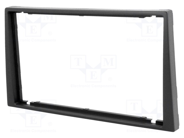 Radio mounting frame; Opel,Renault,Suzuki; 2 DIN; dark grey