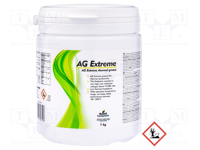 Heat transfer paste; grey; stainless steel particles,silicone