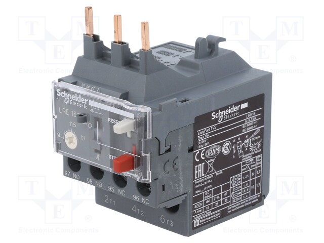 Thermal relay; Series: EasyPact TVS; Auxiliary contacts: NC + NO