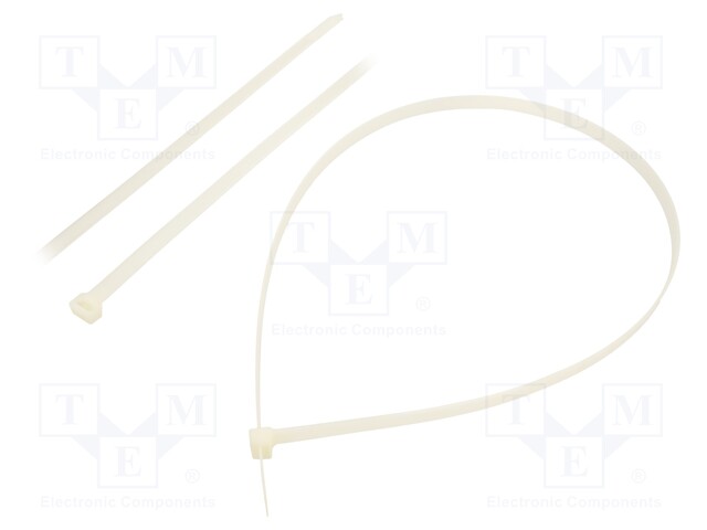 Cable tie; L: 1000mm; W: 12.5mm; polyamide; 1112N; natural