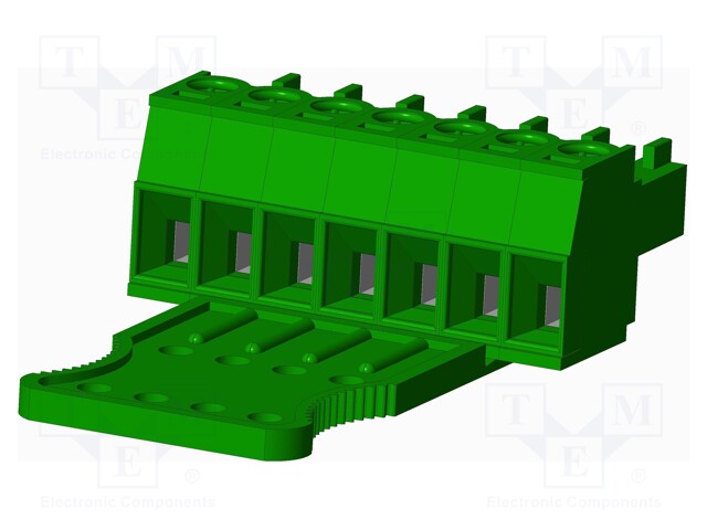 Connector: pluggable terminal block; plug; female; straight; 300V