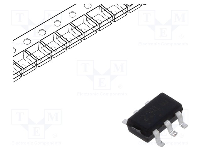 Diode: diode arrays; 6V; 225mW; SC74; Features: ESD protection