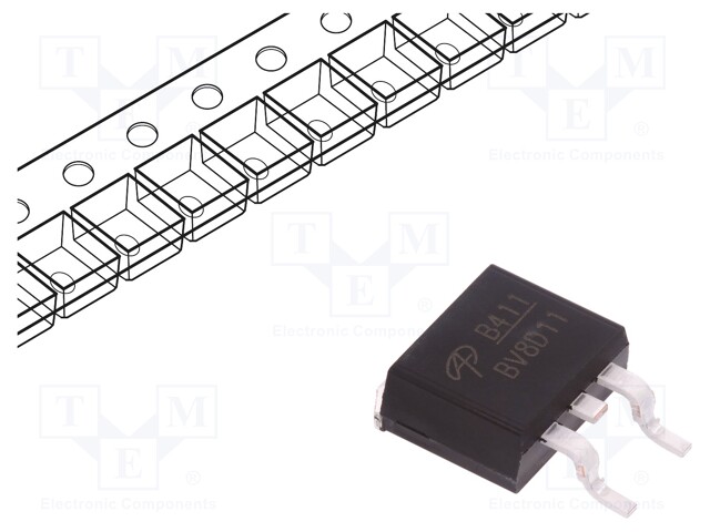 Transistor: P-MOSFET; unipolar; -60V; -55A; 93W; TO263