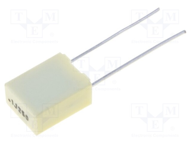 Capacitor: polyester; 100nF; 140VAC; 250VDC; Pitch: 5mm; ±5%