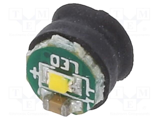 LED; white warm; 3000K; 120°; No.of diodes: 1; Ø4.8mm; 20mA; 500mcd