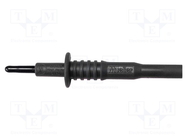 Test probe; 20A; 1kV; black; Tip diameter: 2mm; Overall len: 83mm