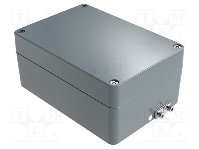 Enclosure: multipurpose; X: 140mm; Y: 200mm; Z: 91mm; aluminium; IP66