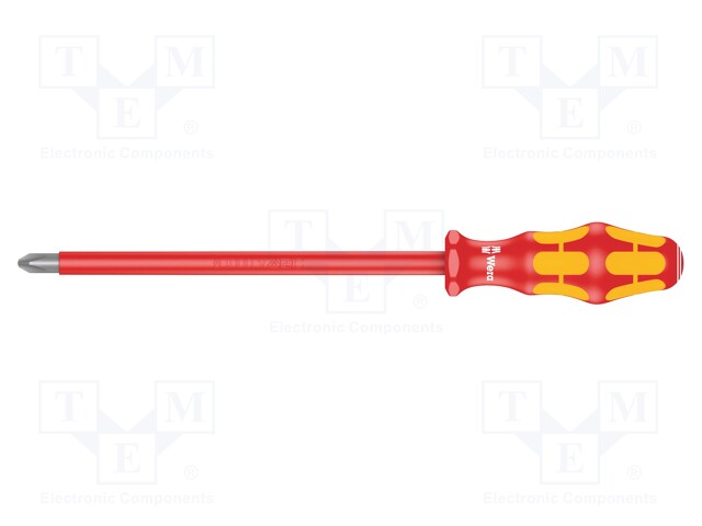 Screwdriver; insulated; Phillips; PH4; Blade length: 200mm; 1kVAC