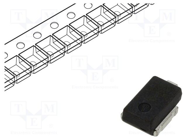 Diode: TVS; 5.2kW; 40V; 114A; unidirectional; DO218AC; reel,tape