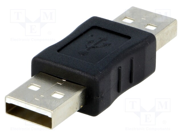 Adapter; USB 2.0; USB A plug,both sides