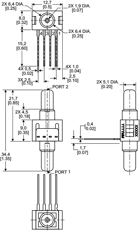 Sensor: pressure; Range: 0÷15psi; differential; Usup: 10VDC