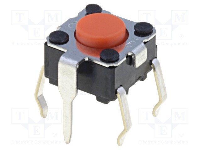 Microswitch TACT; SPST-NO; Pos: 2; 0.05A/24VDC; THT; none; 2.55N