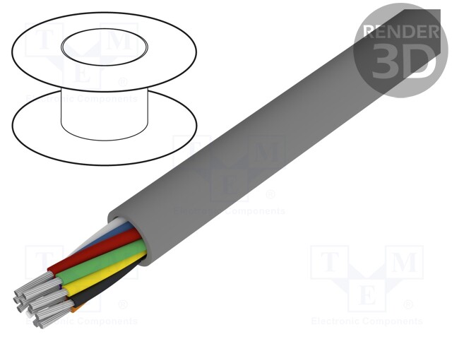 Wire; Alpha Essential C&C; 12x22AWG; unshielded; 300V; 305m; Cu