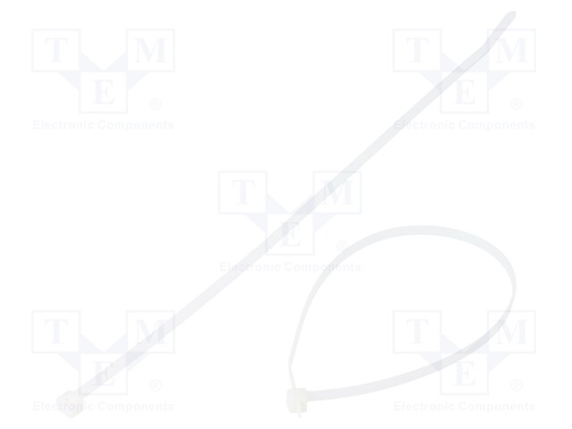 Cable tie; L: 292mm; W: 4.8mm; polyamide; 222N; natural; Ømax: 76mm