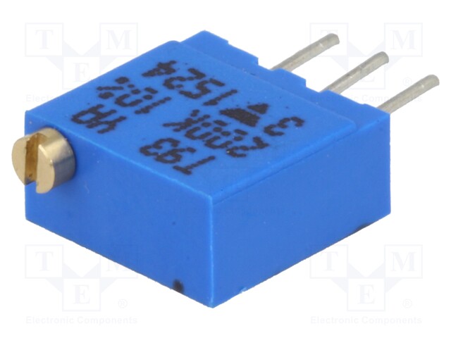 Potentiometer: mounting; multiturn; 200kΩ; 500mW; THT; ±10%; linear