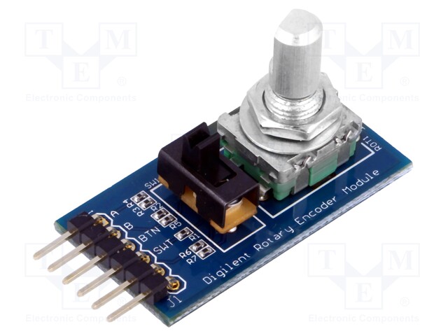 Pmod module; rotary encoder; GPIO; Pmod connector